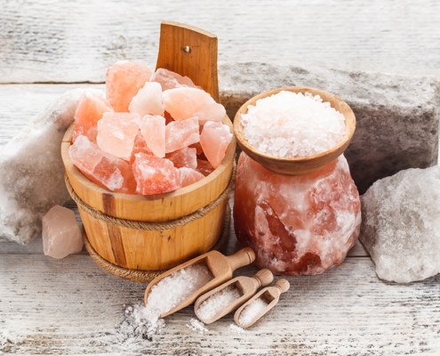 Salt crystals